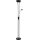 Globo - LED gulvlampe dæmpbar LED/20W/230V + LED/5,5W 3000K sort/guldfarvet