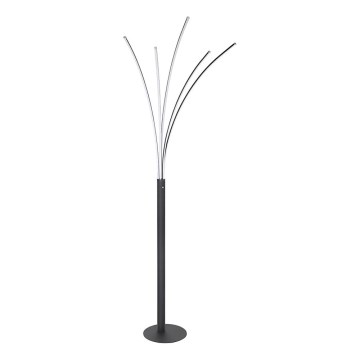 Globo - LED gulvlampe m. touch-funktion dæmpbar LED/36W/230V skinnende krom