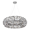 Globo - LED-krystallysekrone på stålwire 20xG9/3,5W/230V