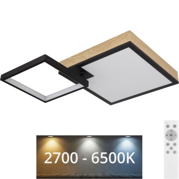 Globo - LED lampe m. RGB-farver dæmpbar LED/21W/230V+LED/3W 2700-6500K + fjernbetjening