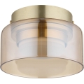 Globo - LED loftlampe 1xGX53/6W/230V diameter 13 cm røget/brun