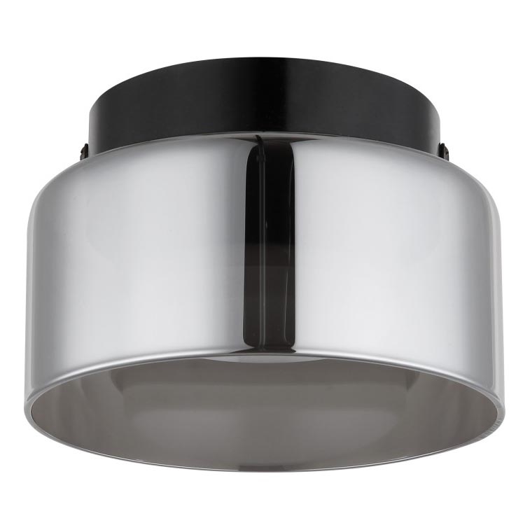 Globo - LED loftlampe 1xGX53/6W/230V diameter 13 cm røget/sort