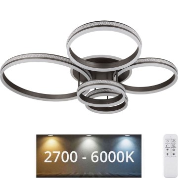 Globo - LED loftlampe dæmpbar LED/120W/230V 2700K-6000K + fjernbetjening
