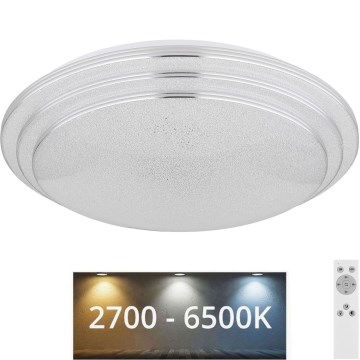 Globo - LED loftlampe dæmpbar LED/18W/230V diameter 40 cm 2700-6500K + fjernbetjening