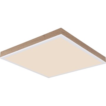 Globo - LED loftlampe dæmpbar LED/24W/230V 2700-6500K + fjernbetjening brun/hvid