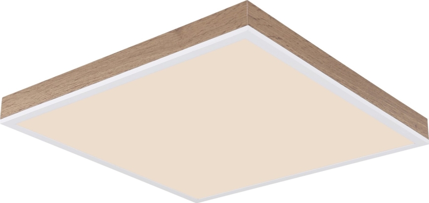 Globo - LED loftlampe dæmpbar LED/24W/230V 2700-6500K + fjernbetjening brun/hvid