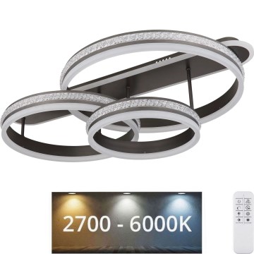 Globo - LED loftlampe dæmpbar LED/75W/230V 2700K-6000K + fjernbetjening