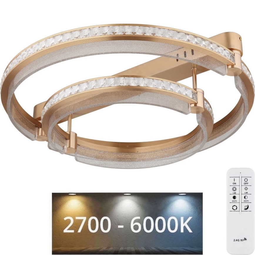 Globo - LED loftlampe dæmpbar LED/78W/230V 2700K-6000K + fjernbetjening