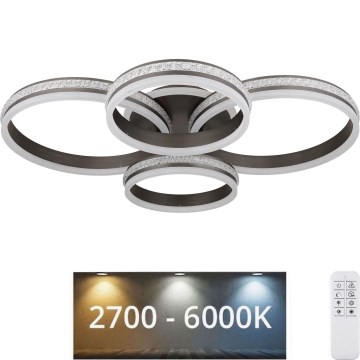 Globo - LED loftlampe dæmpbar LED/90W/230V 2700K-6000K + fjernbetjening