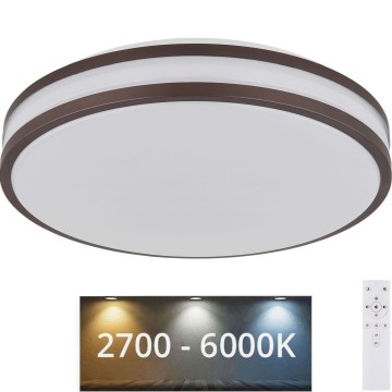 Globo - LED loftlampe dæmpbar RGB-farver LED/18W/230V 2700-6500K + fjernbetjening