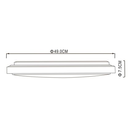 Globo - LED loftlampe LED/32W/230V 3000/4000/6000K diameter 49 cm