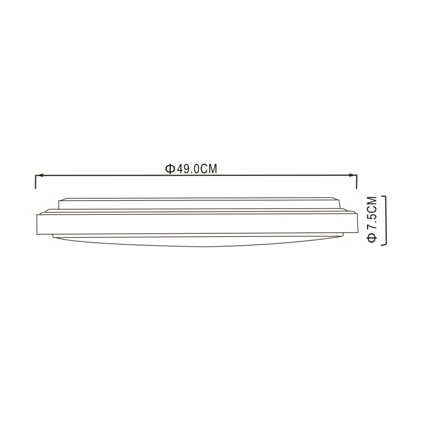 Globo - LED loftlampe LED/32W/230V 3000/4000/6000K diameter 49 cm