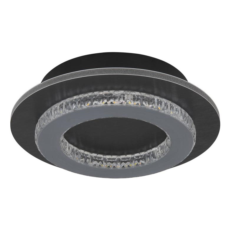 Globo - LED loftlampe LED/12W/230V 3000/4000/6500K Ø 20 cm antracit