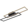 Globo - LED loftlampe LED/30W/230V 3000K 60x80 cm sort/guldfarvet