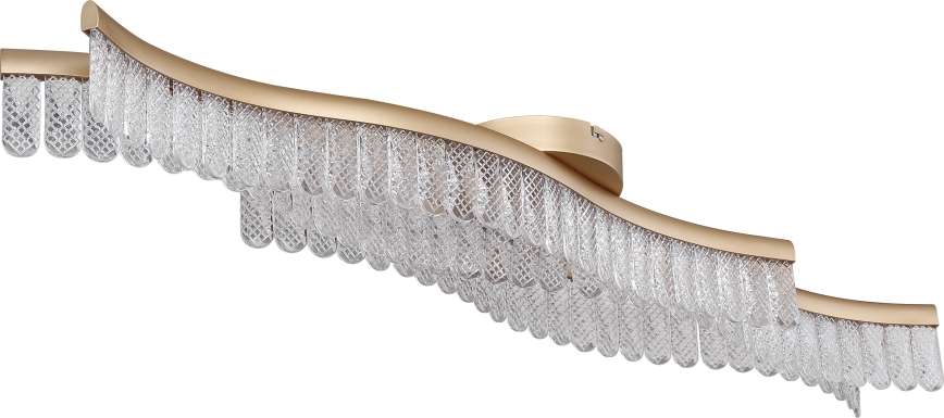 Globo - LED loftlampe LED/35W/230V 3200K 18x108 cm guldfarvet