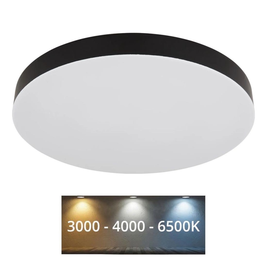 Globo - LED loftlampe LED/36W/230V 3000K/4000K/6500K diameter 40 cm sort