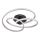 Globo - LED loftlampe LED/40W/230V 3000K mat krom/sort
