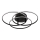 Globo - LED loftlampe LED/40W/230V 4000K diameter 45,6 cm sort