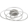 Globo - LED loftlampe LED/55W/230V 4000K diameter 51,5 cm mat krom