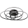 Globo - LED loftlampe LED/55W/230V 4000K diameter 51,5 cm sort