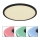 Globo - LED loftlampe til badeværelse m. RGB-farver dæmpbar LED/21W/230V 3000-6000K + fjernbetjening IP44 sort