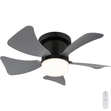 Globo - LED loftventilator dæmpbar LED/10W/230V 3000-6500K grå + fjernbetjening