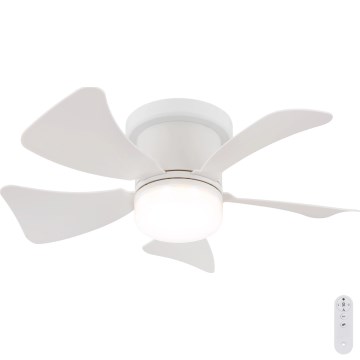 Globo - LED loftventilator dæmpbar LED/10W/230V 3000-6500K hvid + fjernbetjening