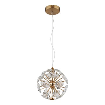 Globo - LED-lysekrone med wireophæng LED/12W/230V 3000K guld