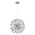 Globo - LED-lysekrone på wire 8xG9/3,5W/230V poleret krom