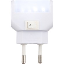Globo - LED natlampe med afbryder LED 4xLED/0,24W/13V