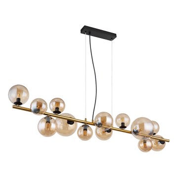 Globo - LED pendel 13xG9/3,5W/230V røget/brun