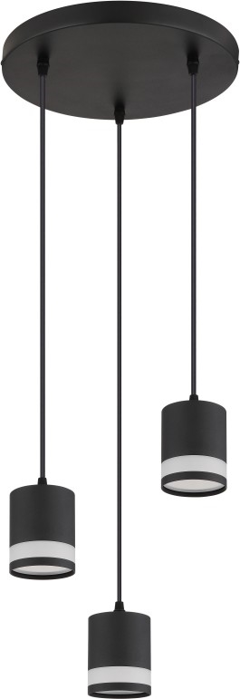 Globo - LED pendel 3xGX53/7W/230V 3000K sort