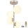 Globo - LED pendel 4xG9/3W/230V mat krom