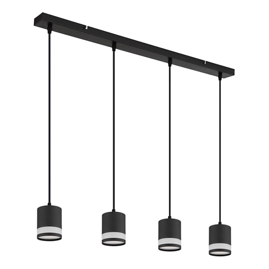 Globo - LED pendel 4xGX53/7W/230V 3000K sort