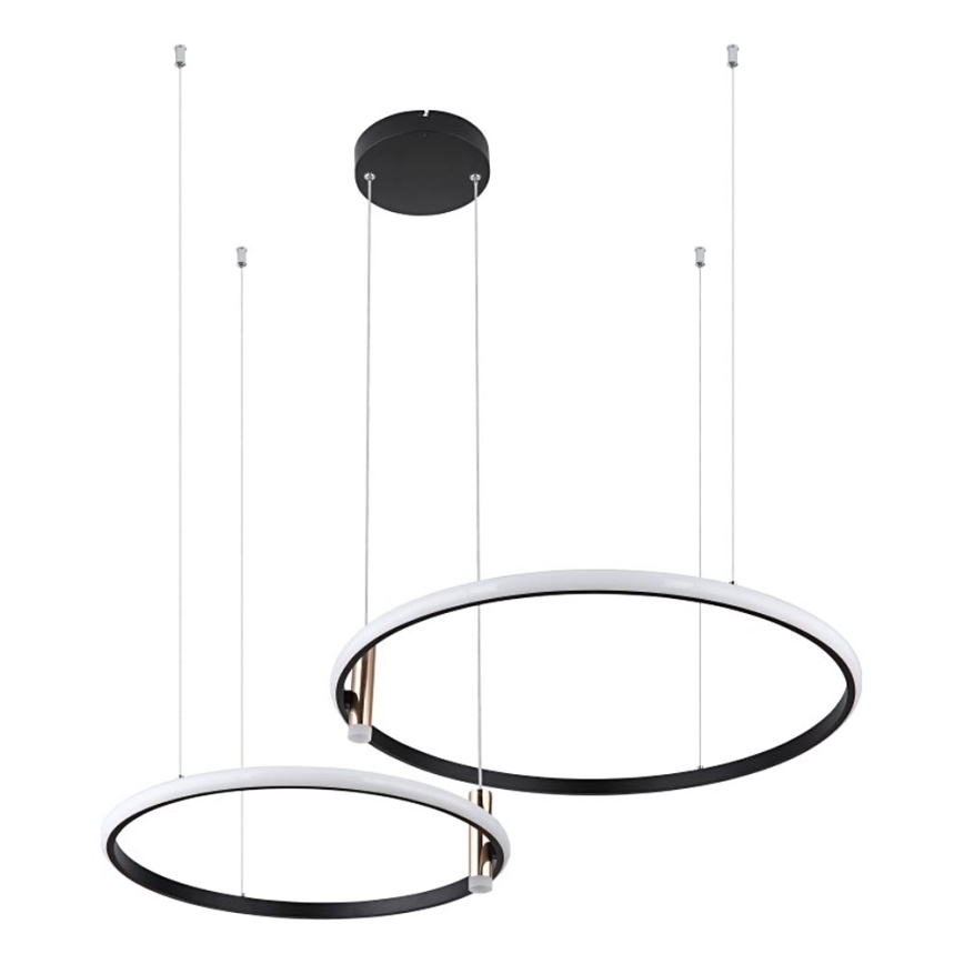 Globo - LED pendel dæmpbar LED/55W/230V 2700-6000K sort + fjernbetjening