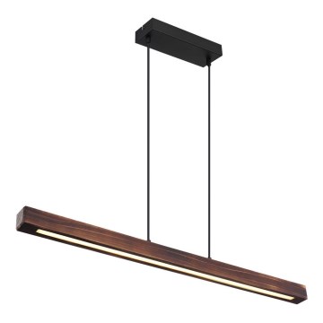 Globo - LED pendel LED/28W/230V fyrretræ