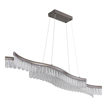 Globo - LED pendel LED/35W/230V 3200K mat krom