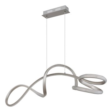 Globo - LED pendel LED/40W/230V mat krom