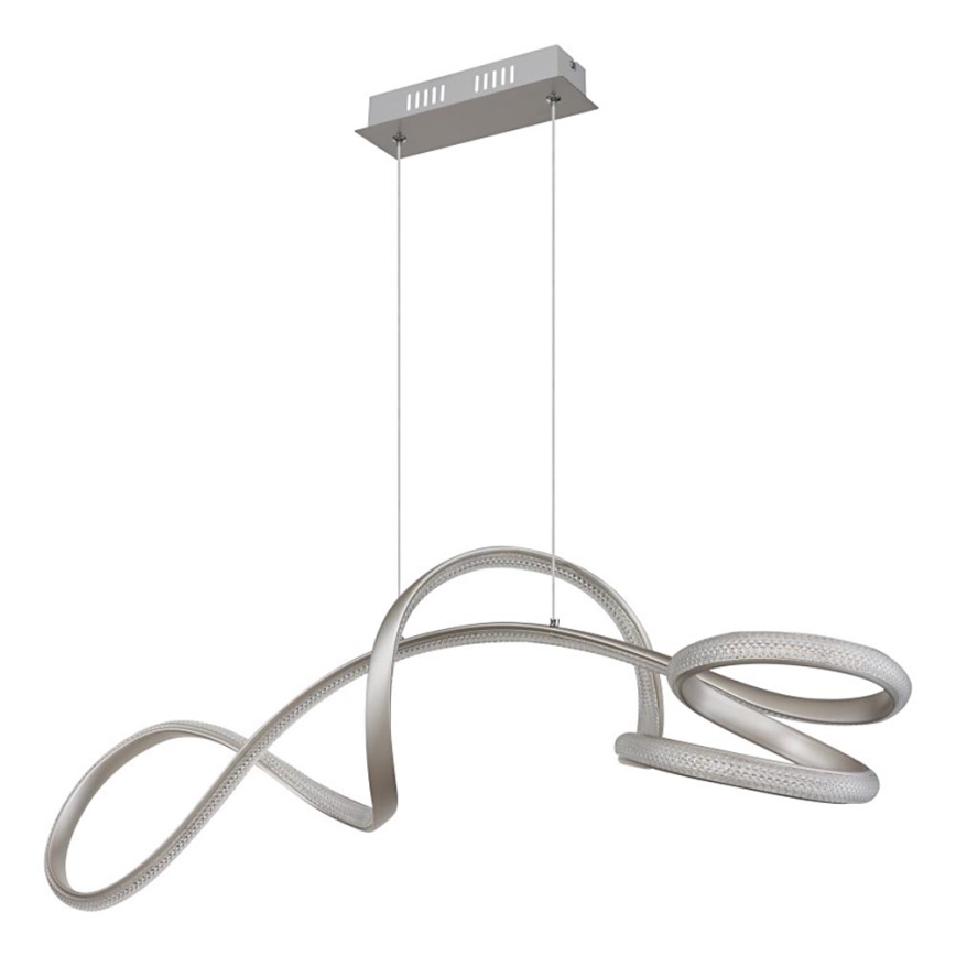 Globo - LED pendel LED/40W/230V mat krom