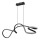 Globo - LED pendel LED/40W/230V sort
