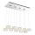 Globo - LED pendel LED/92W/230V 4000K skinnende krom/transparent
