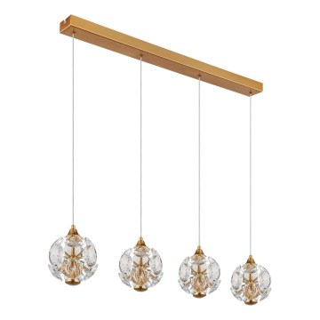 Globo - LED-pendel med kabelophæng LED/32W/230V 3000K guld