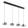 Globo - LED-pendel på kabel LED/24W/230V sort/røget
