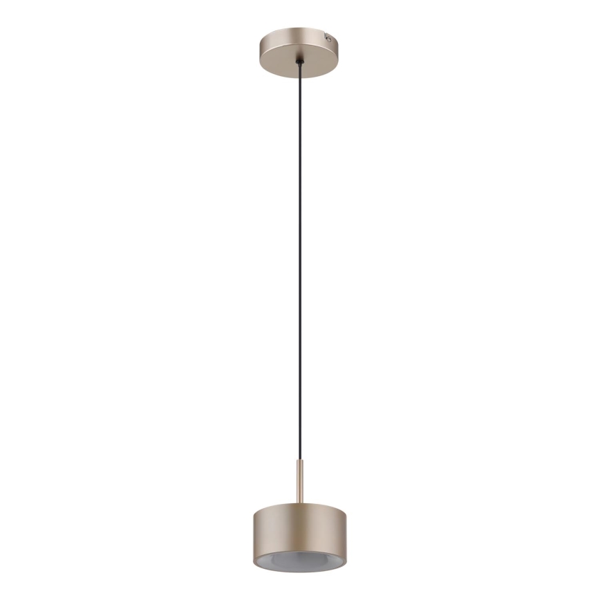 Globo - LED-pendel på wire LED/12W/230V 3000K Ø 15 cm beige