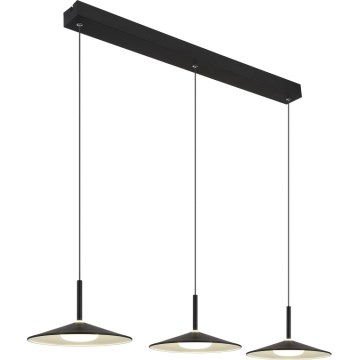 Globo - LED-pendel på wire LED/24W/230V 4000K sort