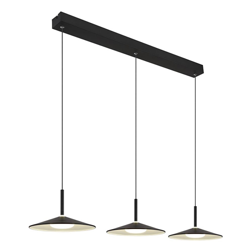 Globo - LED-pendel på wire LED/24W/230V 4000K sort