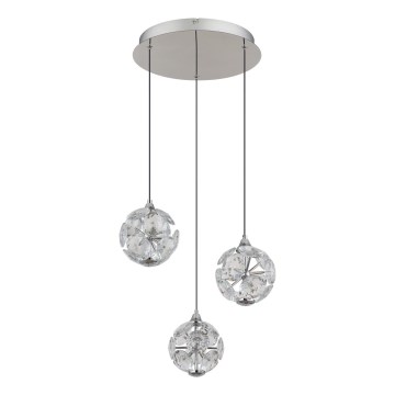 Globo - LED-pendel på wire LED/24W/230V