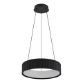 Globo - LED-pendel på wire LED/45W/230V 2700/4000/6000K Ø 46 cm sort