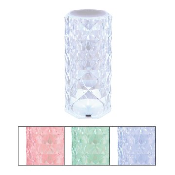 Globo - LED RGB Genopladelig lampe m. touch-funktion LED/0,6W/3,7V 500mAh
