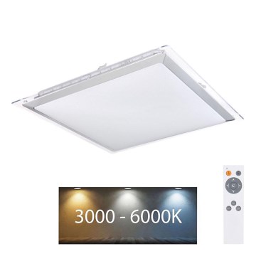 Globo - LED RGB Lampe dæmpbar LED/48W/230V+LED/4,5W/230V 3000-6000K + fjernbetjening